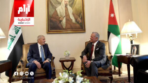 رئيس الجمهورية يلتقي الملك عبد الله الثاني ويؤكدان توسيع التعاون بين العراق والأردن رئيس الجمهورية يلتقي الملك عبد الله الثاني ويؤكدان توسيع التعاون بين العراق والأردن