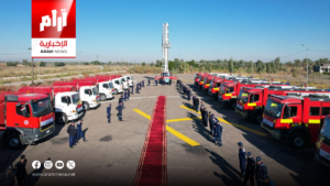 الدفاع المدني يتسلم دفعة جديدة من شاحنات الإطفاء الألمانية المتطورة